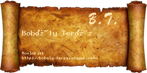 Bobály Teréz névjegykártya